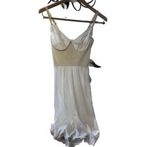 Women's JCPenney Slip Dress Size 38B White